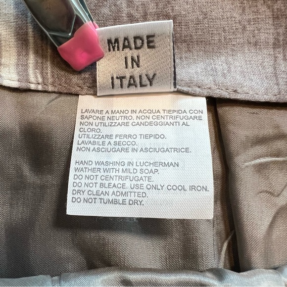 Gunex For Brunello Cucinelli Pleated Bubble Hem Skirt Size 10 EUC ITALY - Picture 11 of 13